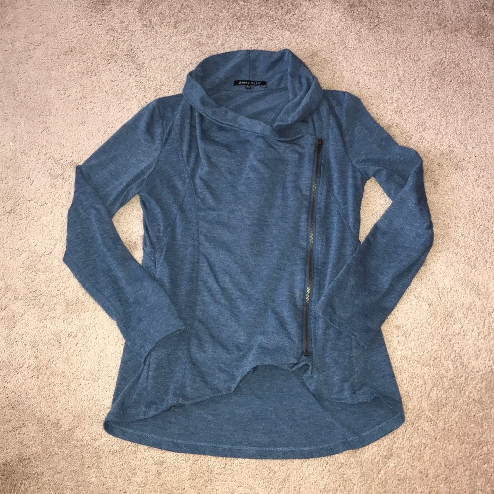 Sweet Rain Zip Top